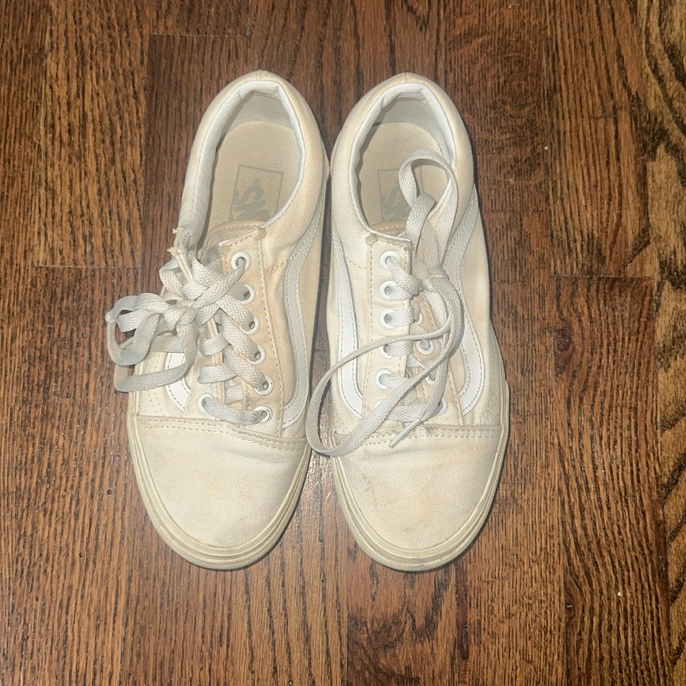 Old Skool Vans - Blanc de Blanc